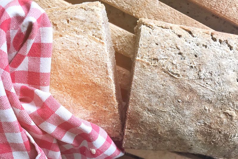 pane di grano saraceno fatto in casa