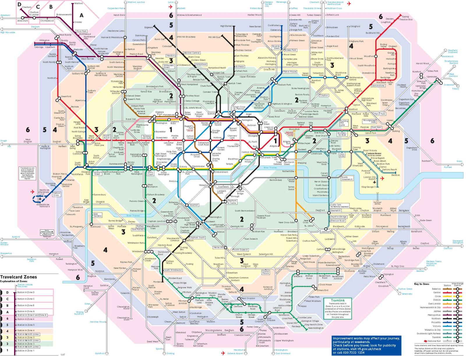 Metropolitana Londra Mappa Pdf Pechino Cartina