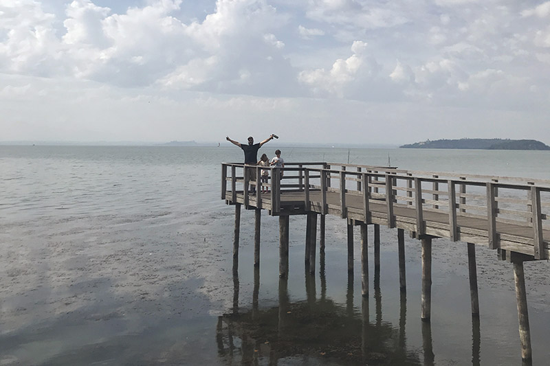 Il Lago Trasimeno visto da Passignano